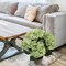 Green Hydrangea Flower Bush - 7 Bloom Heads, Lifelike Silk Flowers, Perfect for Bouquets, Centerpieces & Home Décor - Spring & Wedding Accents, Floral Home by Artificial Flowers